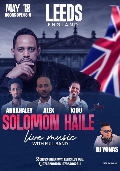 Leeds UK - Solomon Haile Concert 2024