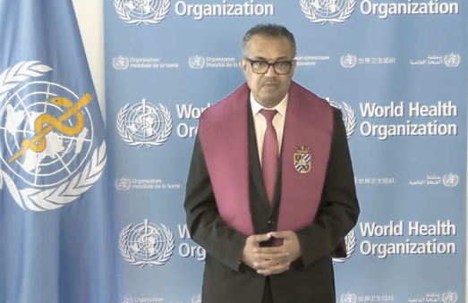 Dr Tedros Adhanom Ghebreyesus Honorary Doctorate from University of Groningen 2024